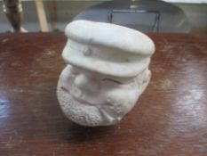 A rare pottery Popeye head a/f