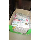 A box of first day covers, letters, commemorative envelopes etc.