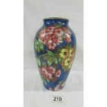 A beautiful hand painted Maling 21.5 cm tall vase. On the base is a P under the number 6273.