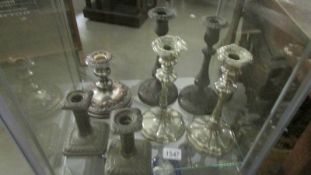 3 pairs of candlesticks and one odd.