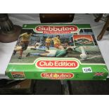 A Subbuteo club edition complete football game, Leicester/Arsenal.