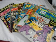 10 DC Silver Age Challengers of the Unknown comics and one from 1970.