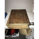 A Victorian John Brown family bible.