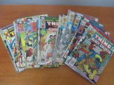 Approximately 28 Marvel two-in-one The Thing comics from Issue 24 -99