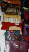 A mixed lot of interesting purses etc.