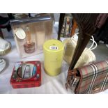 A selection of ladies skincare products and handbag (all new)