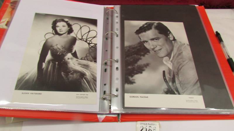 Two albums of movie star postcards (approximately 175) and an album of Picture Goer Gallery series - Image 3 of 31