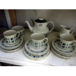 A Royal Doulton 'Tapestry teaset 18 pieces (missing 3 cups)
