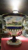 A boxed Spode commemorative Battle of Britain urn,.