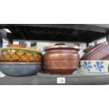 A quantity of tureen's, dishes etc.