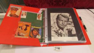 Two albums of movie star postcards (approximately 175) and an album of Picture Goer Gallery series