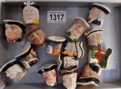 15 Ralph Wood miniature Toby jugs