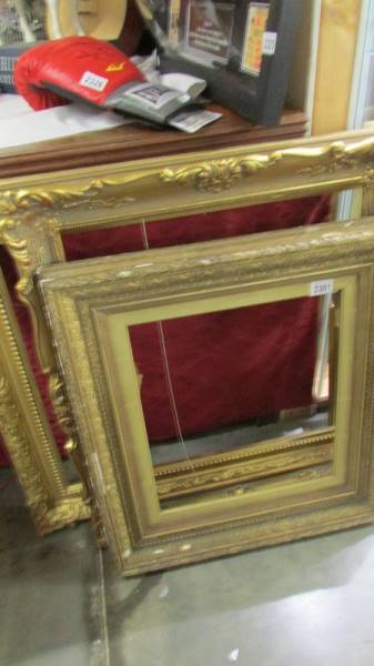 A good lot of old picture frames. - Image 2 of 2