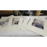 Steve Thompson (XX) Collection of 5 limited edition motor cycle & motor racing prints including one
