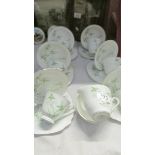 A 20 piece bone china tea set.