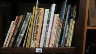 A quantity of books relating to food and drink.