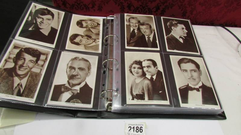Two albums of movie star postcards (approximately 175) and an album of Picture Goer Gallery series - Image 7 of 31