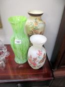 2 Victorian vases 7 1 other