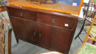 A good mahogany 2 door, 2 drawer cabinet.