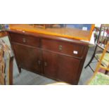 A good mahogany 2 door, 2 drawer cabinet.