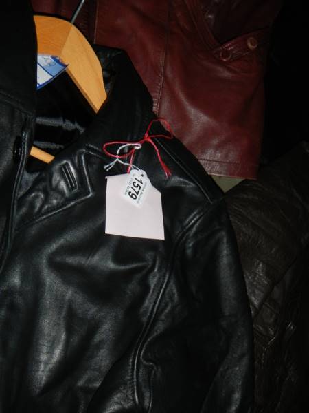 6 men's jackets, leather and faux leather, various styles and sizes. - Image 4 of 4