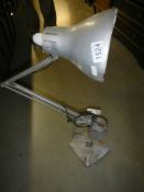 A vintage anglepoise lamp