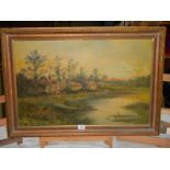 A good oil on canvas, B G Cole 1896, relined in 2008.