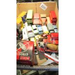 A mixed lot of die cast including Dinky, Lesney, Matchbox etc.