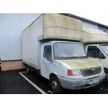 A 2002 LDV Luton van, 2.4 diesel, manual, white with blue/grey interior. Sorned with no MOT.