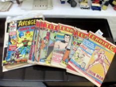 British comics including It's Terrific 1-21, Eagle, Avengers etc.