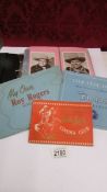 An album of postcards of Wester and movie stars together with 'My Own Roy Rogers Bubble Gum Album'