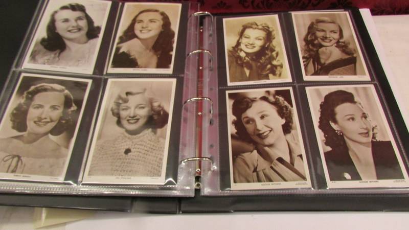 Two albums of movie star postcards (approximately 175) and an album of Picture Goer Gallery series - Image 15 of 31