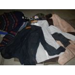 A quantity of men's casual ware including jacket's, Jumpers, sheepskin jacket,