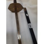 A vintage ornamental sword,