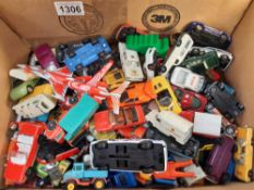 A quantity of diecast cars