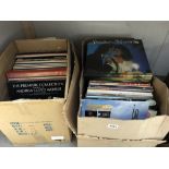 2 boxes of assorted LP records including Wagner, Glenn Miller,