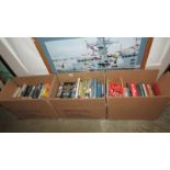 3 boxes of hard and paper back books including Archer, Cookson, Autobiographies etc.