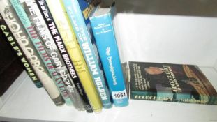 A collection of books relating to Hollywood leading men including Gary Cooper, Errol Flynn etc.