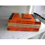 8 books on Basic electronics by The technical press