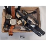 A box of wrist watches
