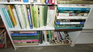 A large lot of gardening books.