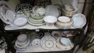 A good lot of dinnerware including Royal Doulton, Minton, Noritake, Grindley etc.