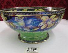 A fine New Hall Louis Boullcmler bowl with daffodils, (Bournier ware).