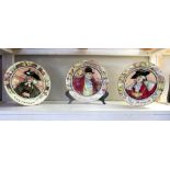 3 Doulton series ware plates, The parson,