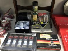 Good lot of mainly new golf balls, include Slazenger golf balls, Dunlop golf balls,