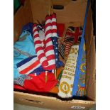A selection of smaller national flags (UK, USA,