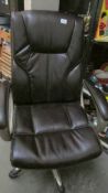 A good quality leather gaming/office chair.