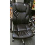 A good quality leather gaming/office chair.