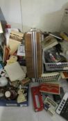 A mixed lot of office sundries etc.