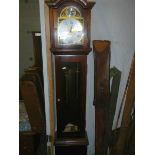 A Suffolk short long case clock.